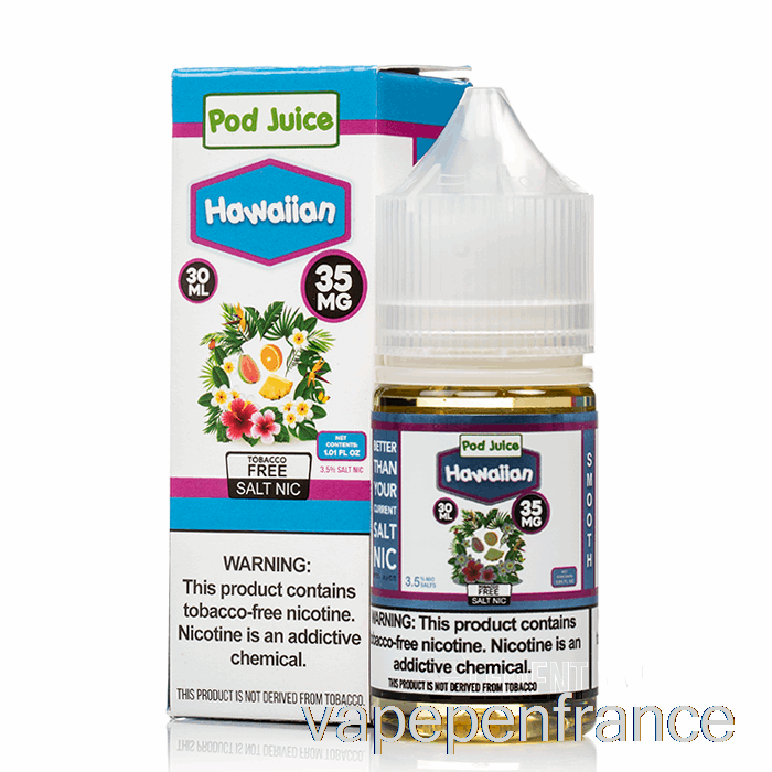 Hawaïen - Jus De Dosettes - 30 Ml 55 Mg Stylo Vape